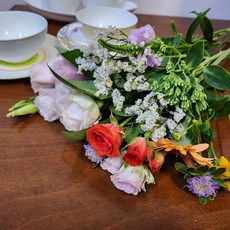 생화꽃다발 정기구독 랜덤택배 발송 대형/중형/소형 플랜트마스터, 행복한순간(소형) 3회(2주간격), 1개