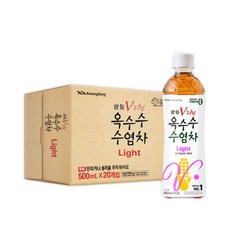 옥수수수염차 라이트 (유 무라벨 랜덤), 20개, 500ml