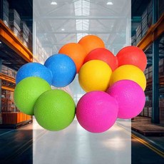 땅콩 마사지볼 지압 구슬형 지압공 스트레칭 종아리 근육이완, 퍼플