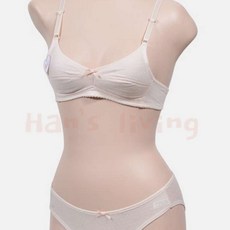 디자인펌프 주니어 3단계 AA컵 브라팬티세트 초등속옷