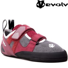 Evolv Elektra 女款 攀岩鞋/抱石鞋 灰/酒紅