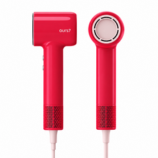 아워스7 헤어드라이기 초경량 BLDC 음이온 프리미엄 저소음 1300W ODRA1, 체리핑크, ODRA1CP