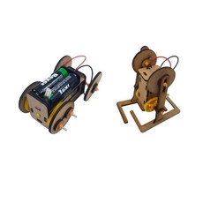 과학학습교구 간단한DIY 2족보행 자동차2in1 로봇만들기 과학키트 창작교실