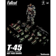 threezero 異塵餘生 T-45 1/6 熱棒鯊魚動力裝甲 Hot Rod Shark Power Armor, 1個
