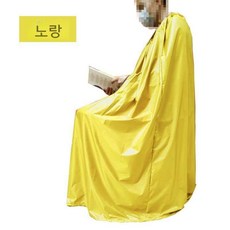 좌훈 좌욕 치마 훈증욕 반신욕가운 각탕 까운 반신욕가운, P.노란색 방수 천 스팀 가운