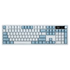 큐센 Q104 LCD 풀윤활 가스켓 유무선 블루투스 기계식 키보드 YSY 실론밀크축, 슈팅스타, 제조사축