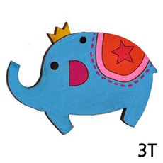 코끼리 3T WA-505 10개입 연결구멍 있음O 목재모형 조립키트 조립 모형완구 방학숙제+커머스연구소Shop, 빠른배송