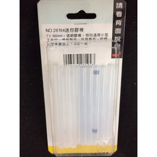 PROXXON 28194 熱熔膠條 迷你膠條 7mm 一盒12支 適用28192熱熔膠槍, 1個