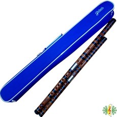 珍琴 紮線 中國笛 (兩支一組) 含笛袋 - 台灣製竹笛, 1個, D調+F調