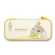 角落生物 正版授權 Switch 收納包 角落小夥伴 主機收納包 配件包 便攜包 遊戲機 旅行收納, 1個, B款｜冬日疊疊樂, SW001/SW002