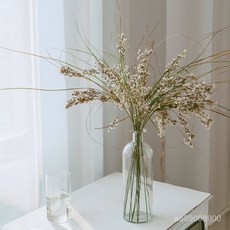 進口永生風乾山茂竹山毛草北歐客廳桌麵插花軟裝幹花配草清新ins, 10支,乾花包