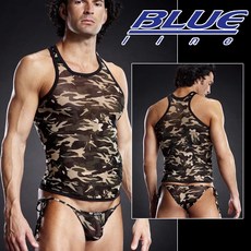 BLUE line 挖背背心