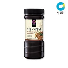 청정원 소불고기양념, 840g, 3개