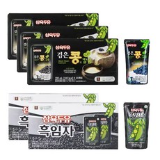 삼육두유 검은콩과 칼슘 60팩 & 흑임자 두유 40팩 190ml 파우치 총 100팩, 100개