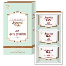 우리밀 감태웨이퍼 선물세트 쇼핑백포함, 1세트