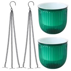 레진 걸이형 화분 탈부착 체인이 자동 급수 데스크탑 벽 정원용, 기본, 기본