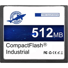 산업 장비 및 빈티지 디지털 카메라용 도그피쉬 컴팩트 플래시 메모리 카드 512MB 산업용 CF 타입 I FAT16, 10 PACK
