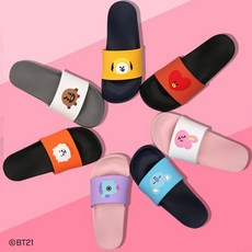BT21 페이스 슬리퍼