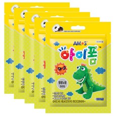 2000 NEW 아이폼 파우치 (50g), 형광노랑, 5개