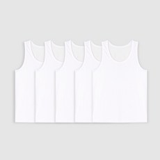 Uni FRIend 男款棉質無袖背心 5件組