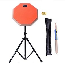 드럼패드 연습 풀세트 스탠드 포함 스틱, 오렌지 세트 메이플 드럼스틱, 1개