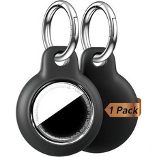 4개 세트 에어태그 홀더 케이스 업그레이드 방수 방긁힘 및 충격 방지 GPS 커버 아이템 추적기 액세서리 백팩 수하물용 블랙블루오렌지레드, A91-Black(Clear Cover)