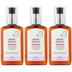 라입 R3 아르간 헤어 오일 베리베리, 100ml, 3개