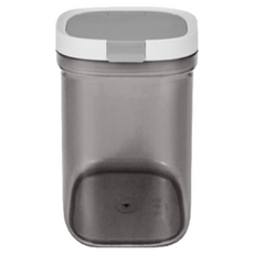 奶粉分裝盒 送磁吸湯匙 防潮防蟲 密封罐 零食罐 奶粉罐 母嬰用品, 茶色, 1個