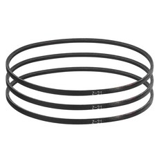 HARFINGTON 3피스 Z-57 Z 타입 V-벨트 1450mm/57.1인치 내부 길이 x 0.37cm 너비 x 0.25인치 높이 Z 타입 폐쇄 루프 고무 변속기 벨트, Z 31, 3