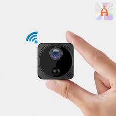 알레도 4K CCTV 초소형 무선 카메라 홈캠 펫캠, 카메라+64GB SD 카드