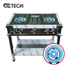 오즈테크 업소용가스렌지 일반상판 900렌지 22-11화구 2세대 세라믹 간택기 간데기, LPG, 높은/0.8t
