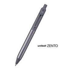 유니볼 젠토 플로우 ZENTO FLOW 고급 수성펜 UBN-ZF-38, 0.5mm 헤머타이트, 1개