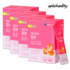 여성 어린이 철분제 아기 임산부 변비없는 헤모힘 헤모키즈철분 비헴철, 1세트, 120정