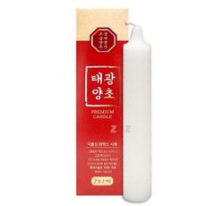 양초 2개 촛불 제가 기도 밀초 소원 성취 불교 캔들 소원성취 밀대 기도초 불교용품 용품, 1ml, 1g, 단일