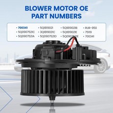 폭스 바겐 골프 7 VII PASSAT 5Q1819021B 용 AC 에어컨 히터 난방 팬 환기 송풍기, 01 Right hand drive, 1개