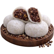 쫀득한 국산찹쌀 견과류 찹쌀떡 [흰 영양모찌 100g 20알], 2kg, 1박스