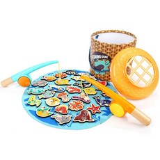 Top Bright 特寶兒 兒童釣魚玩具 親子互動遊戲首選, 1個, 快樂海洋釣魚組30件組