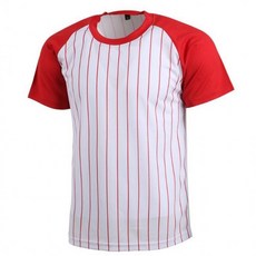 단합 체육대회 행사체육대회 반티 행사티 제작 야구 라운드티 반팔, 홍색／110(3XL)