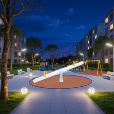 led시소 장식 발광 카페 포토존 펍 공원, G. 2.4m 정사각 LED (충전)