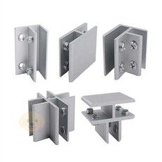 너블룸 브라켓 유리 유리선반브라켓, +형