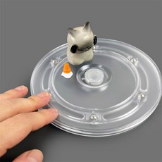 파랑새백화점 회전 원판 화장품진열, 투명(140), 1