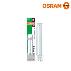 오스람 Dulux-L 삼파장 전구 형광등 18W 865 주광색(하얀불빛), 주광색, 1개