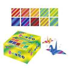 종이나라 / 꽃나래학접기3 50x50mm / 10색조 200매입 / 종이나라색종이 학접기종이 학종이 종이학 종이학색종이 학접기 학색종이 학접기색종이 색종이학접기, 5개