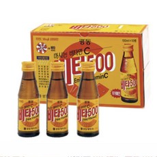 광동)비타500(100mlx10병)/사무실/간식/병음료/드링크/음료/주스/세트/선물/음료수/꼬마/병쥬스/선물용, 100ml, 10개