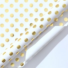 格子包裝紙, 白底圓點, 1個