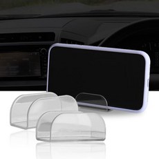 핸드폰거치대 투명 미니 스마트폰거치대 차량용 차 자동차 대시보드 계기판거치대, 1개