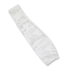 體溫魔術師涼感防曬袖套 職人自在肌涼指洞設計 涼感材質 高彈性 吸濕排汗, 白, 1個