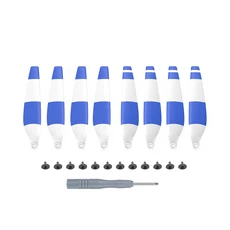 DJI 미니 3 프로 4 호환 드론 교체 저소음 및 퀵 릴리스 블레이드 소품 액세서리 8 개, 04 8pcs blue white