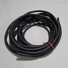 CR튜브 직경 12mm 콜게이트 후렉시블 배갈이 내열 내한 난연 전선관 자동차배선 전선보호 10M 절단판매, 1개