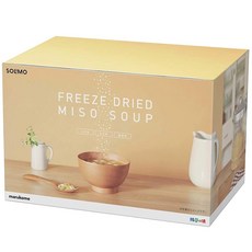 [Amazon 한정] SOLIMO 요정의 맛 프리즈 드라이 된장 스프(과립 타입) × 30식, 1